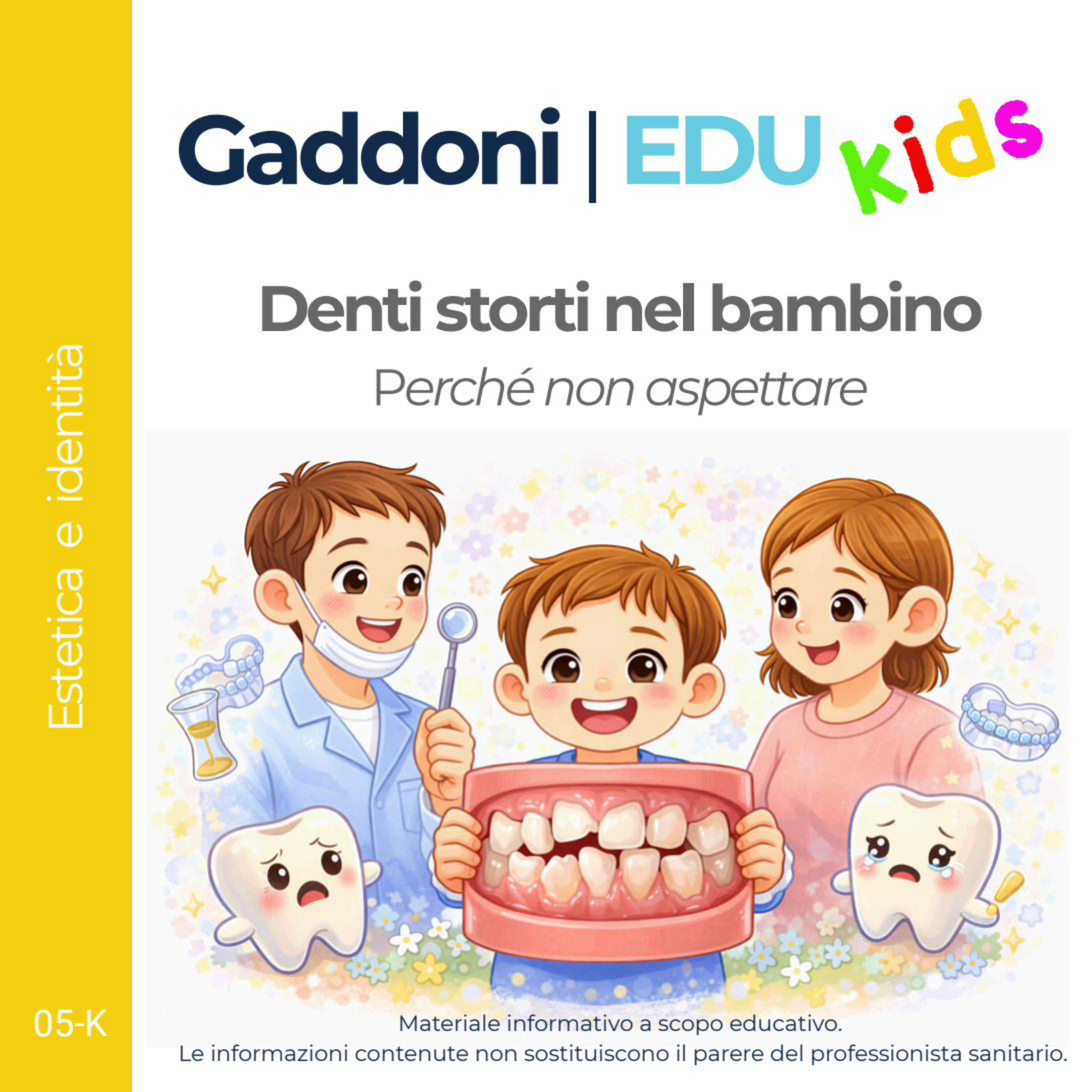 Copertina Denti storti nel bambino