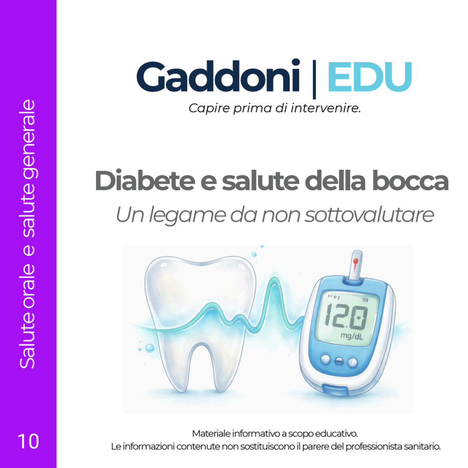 Copertina: Diabete e salute della bocca