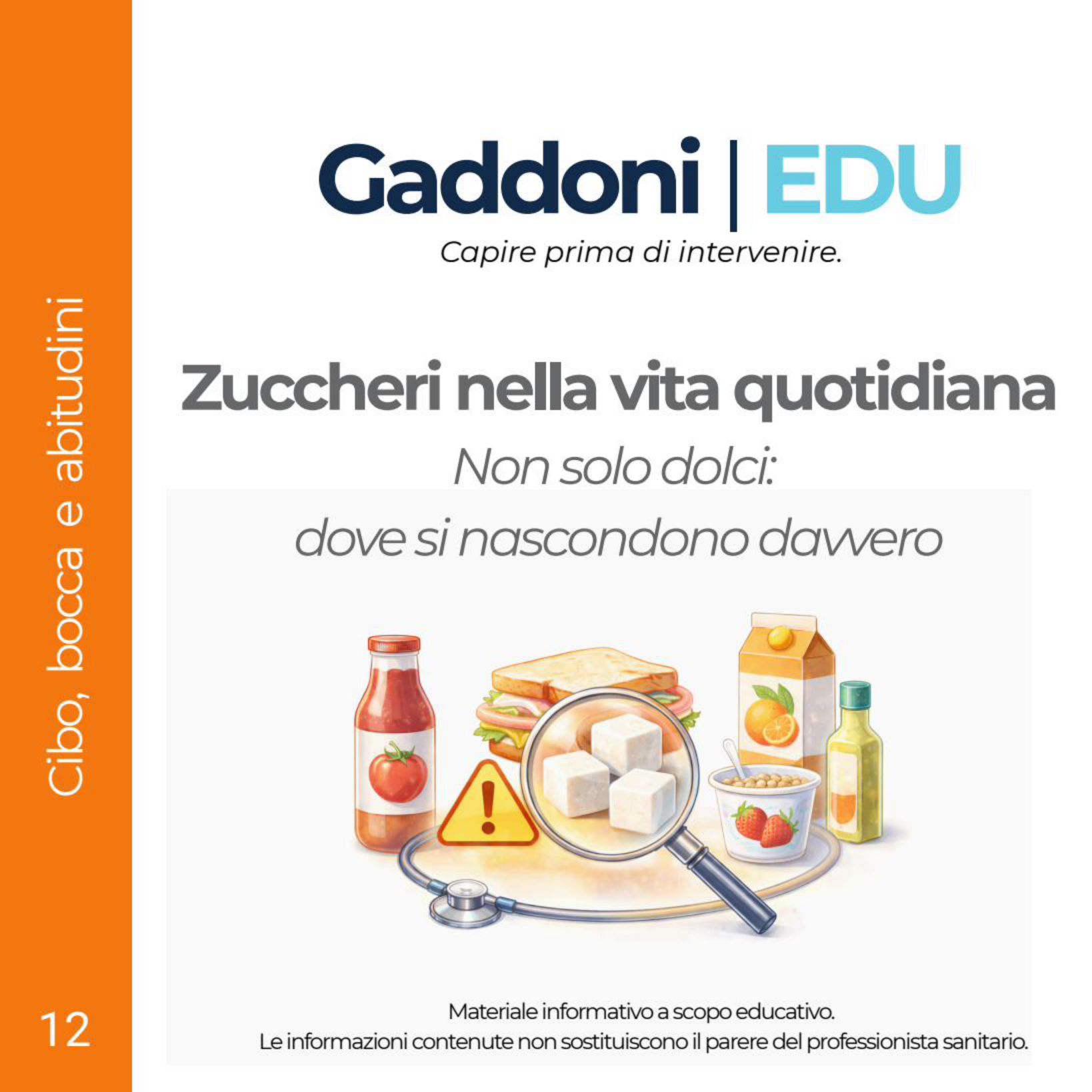Copertina: Zuccheri nella vita quotidiana